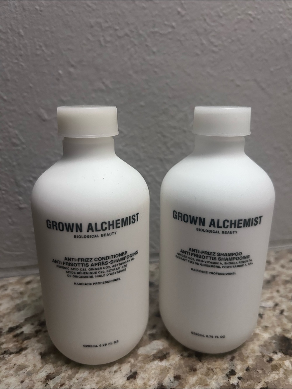 Grown Alchemist White Anti-Frizz Shampoo & Conditioner Set